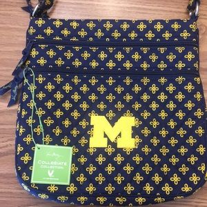University of Michigan Vera Bradley Crossbody Bag